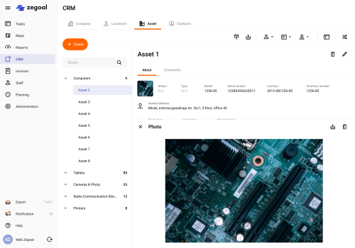 CRM - Asset Photo view